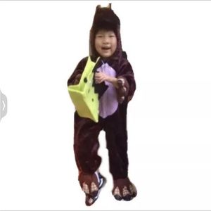 Vintage Kids Size 3T Dinosaur Dragon Costume Halloween Y2K Unisex Girls Boys